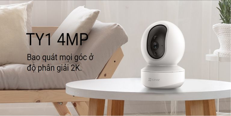 Phân phối sản phẩm camera EZVIZ TY1 4MP