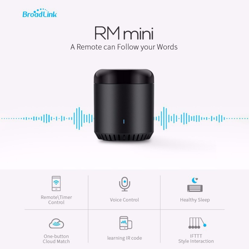 Đại lý phân phối BỘ ĐIỀU KHIỂN MỞ RỘNG HỒNG NGOẠI BROADLINK BESTCON RM4C MINI