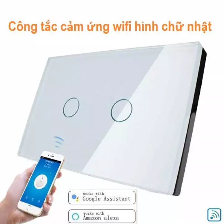 Phân phối CÔNG TẮC CẢM ỨNG 2 NÚT SMARTZ SW100M.2GW
