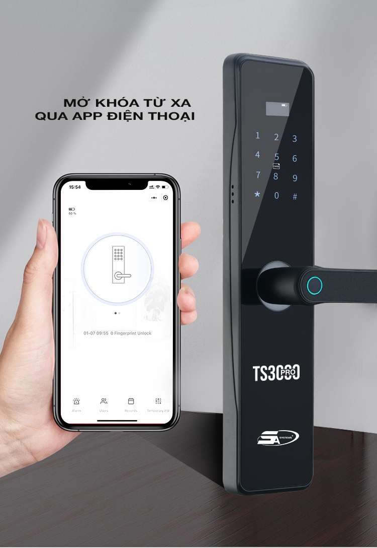 Địa chỉ bán Khóa cửa vân tay 5Asystem TS3000 Pro