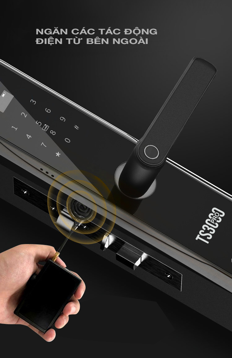 Lắp đặt Khóa cửa vân tay 5Asystem TS3000 Pro uy tín
