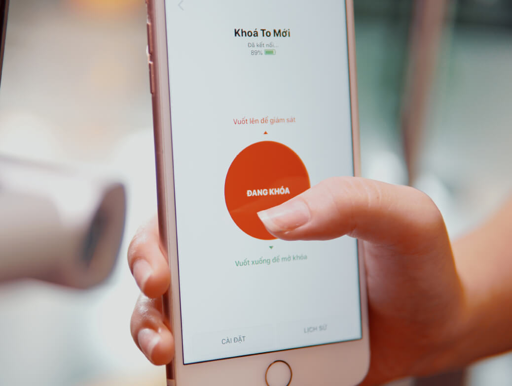 Khóa cửa điện tử Appota home AN1 có độ an toàn, bảo mật cao