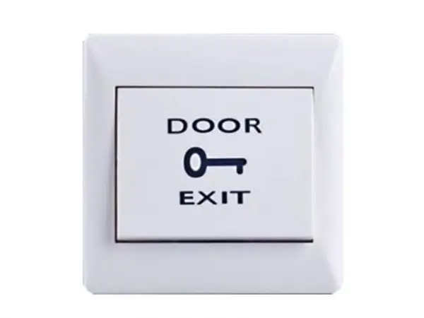 Nút Exit mở cửa trong hệ thống kiểm soát ra vào