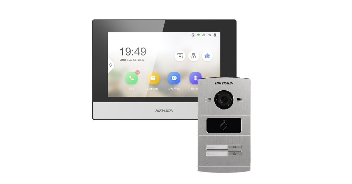 Phân phối Bộ chuông hình màu Ip HIKVISION (2 nút ấn) giá rẻ