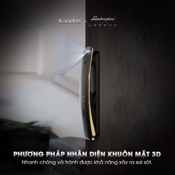Địa chỉ bán Khóa Vân Tay KAADAS LAMBORGHINI 3D FACE giá rẻ