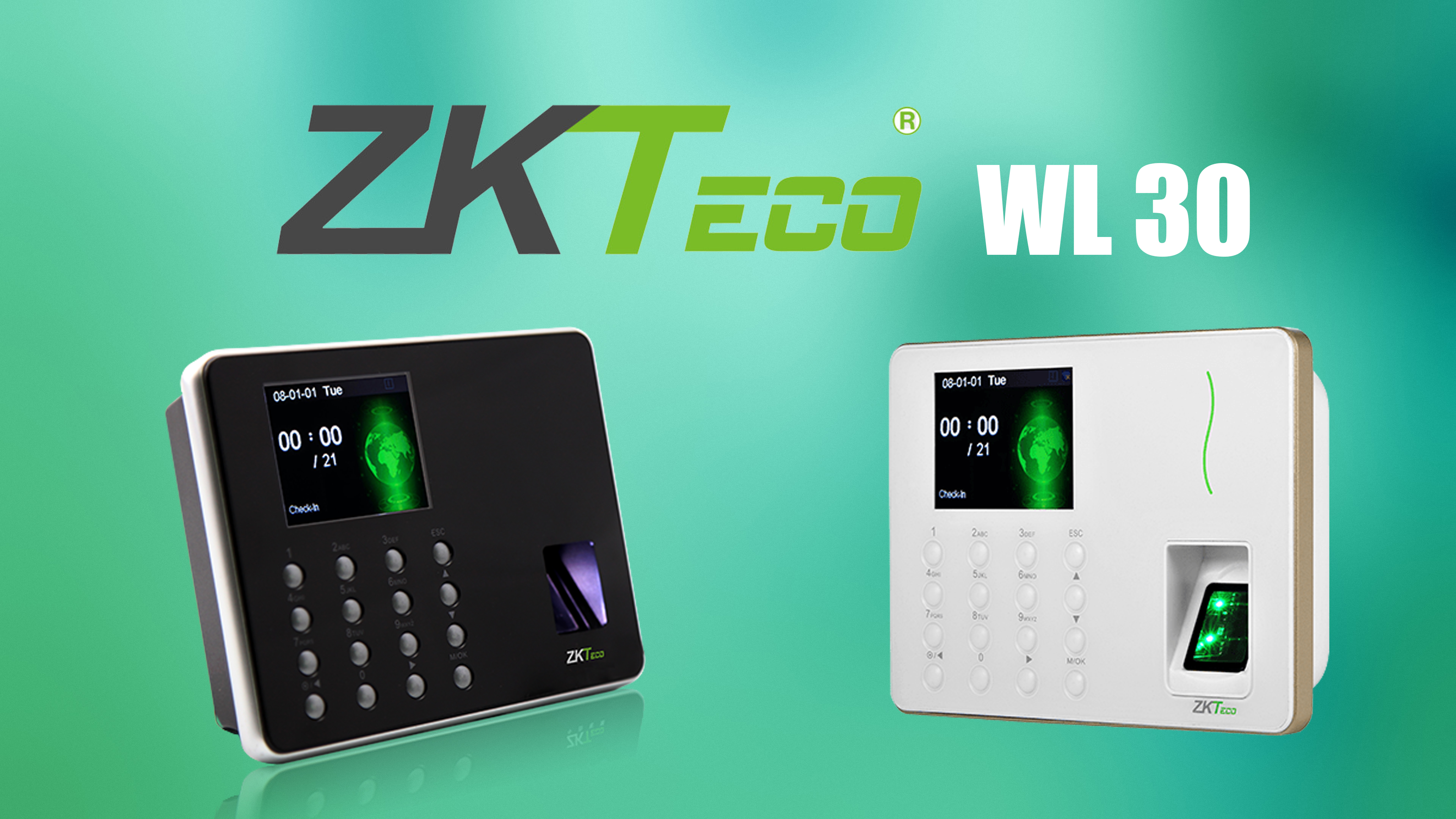 Máy chấm công vân tay ZKTECO WL30 chính hãng giá rẻ