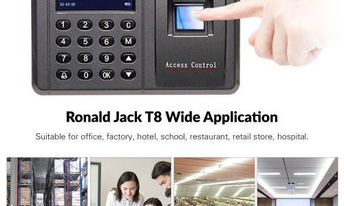 đại lý phân phối MÁY CHẤM CÔNG VÂN TAY RONALD JACK T8