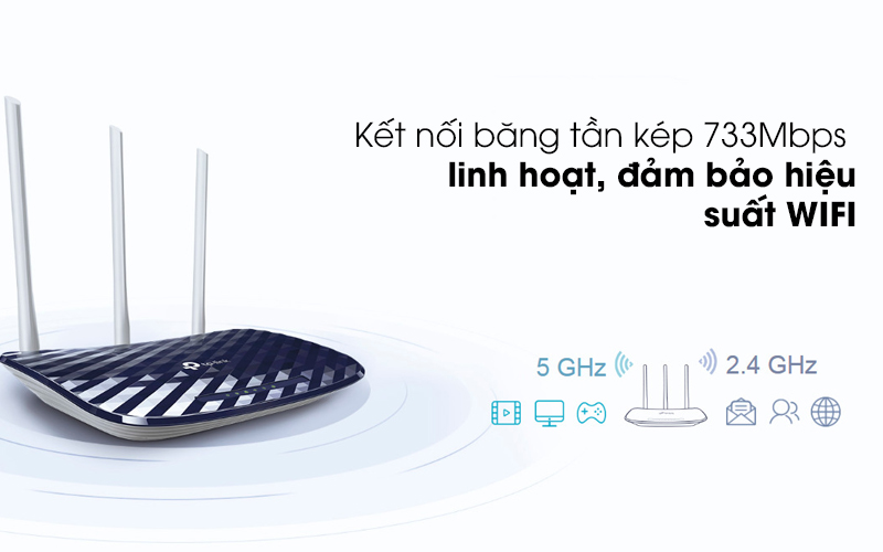 Nơi bán BỘ PHÁT WIFI TP-LINK AC750 (ARCHER C20) giá rẻ
