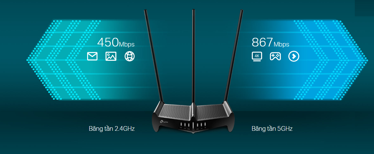 phân phối ROUTER WI-FI TP-LINK ARCHER C58HP
