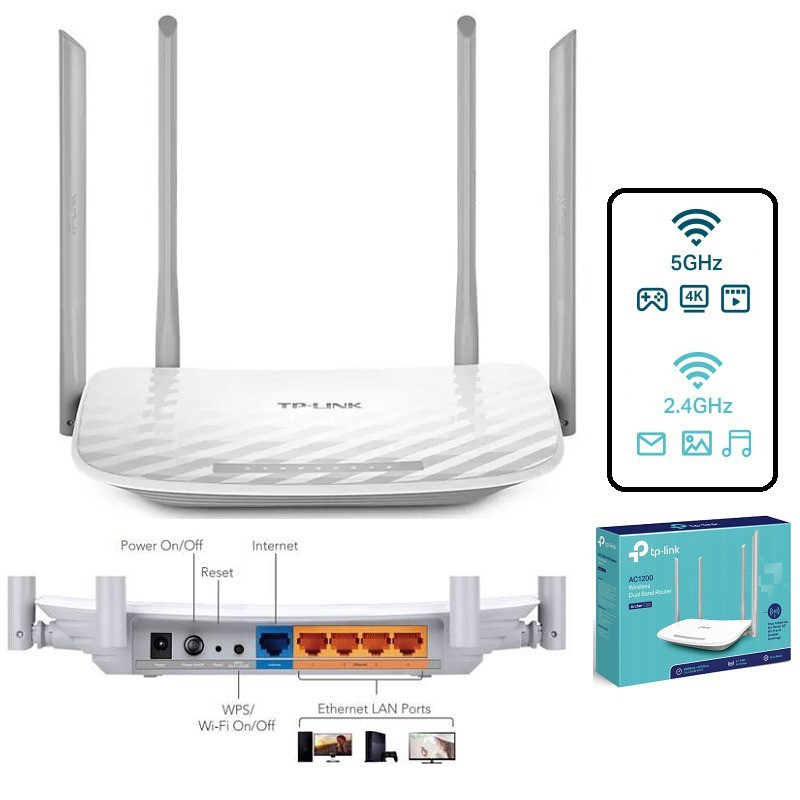 Đại lý phân phối BỘ PHÁT WIFI TP-LINK AC1200 (ARCHER C50)