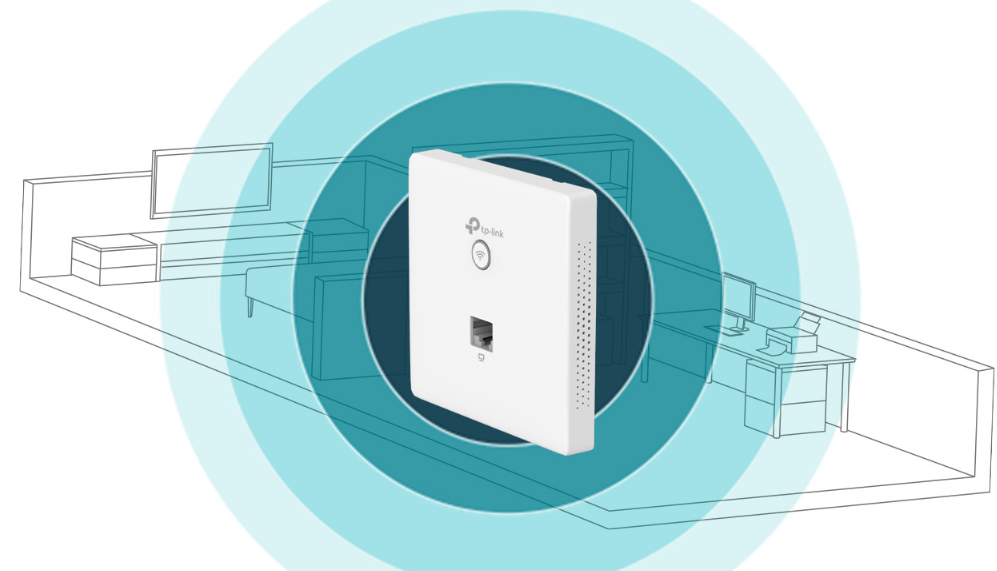 phân phối ACCESS POINT GẮN TƯỜNG WI-FI EAP115-WALL