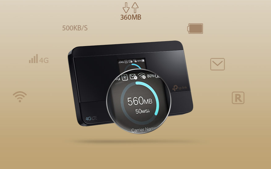 phân phối THIẾT BỊ PHÁT WIFI DI ĐỘNG TP-LINK M7350