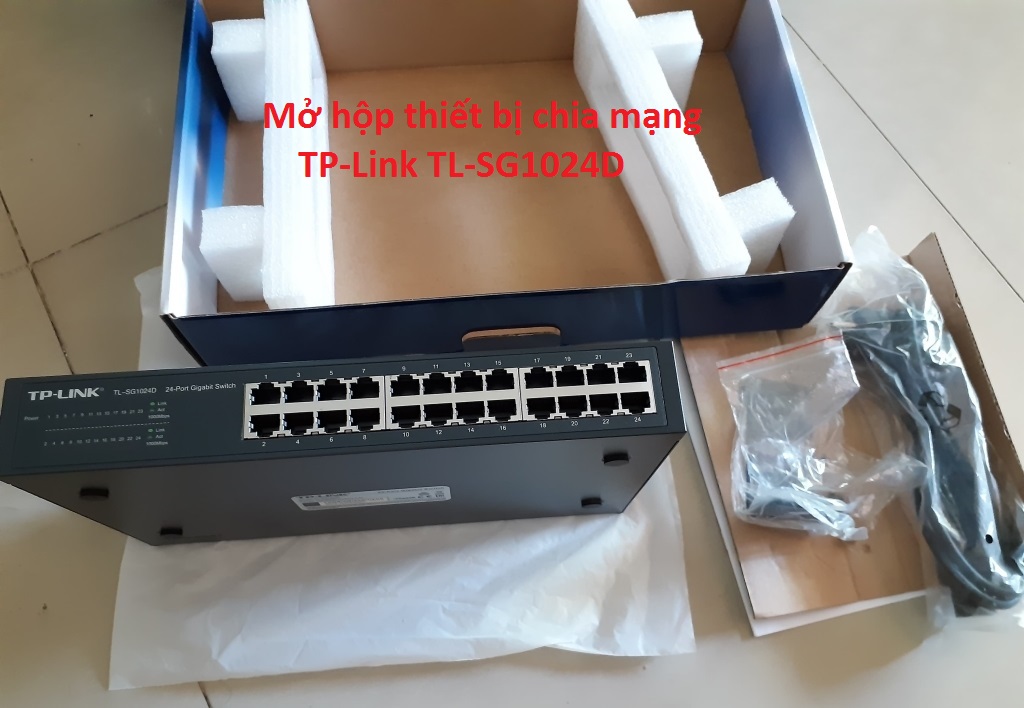 lắp đặt THIẾT BỊ CHIA MẠNG TP-LINK TL-SG1024D giá rẻ