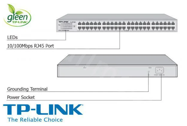 đại lý phân phối THIẾT BỊ CHIA MẠNG TP-LINK TL-SF1048