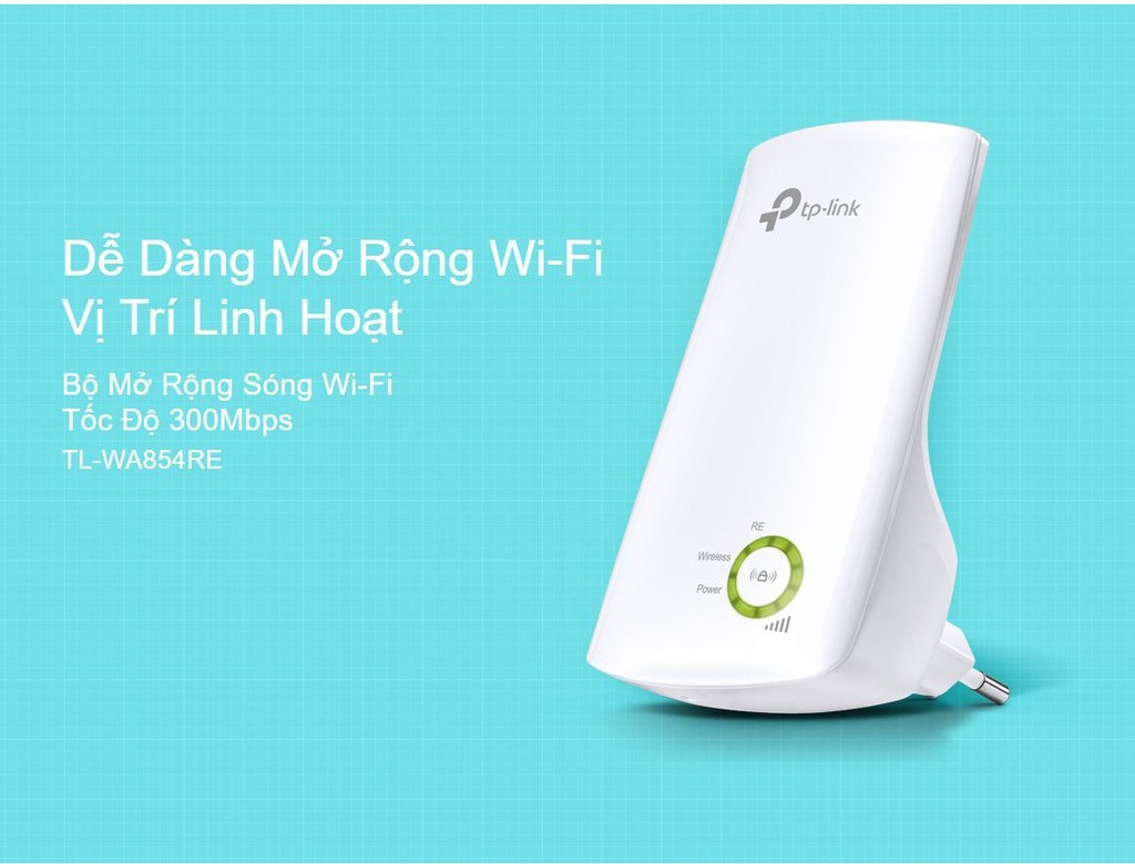 Phân phối BỘ KÍCH SÓNG WIFI TP-LINK TL-WA854RE