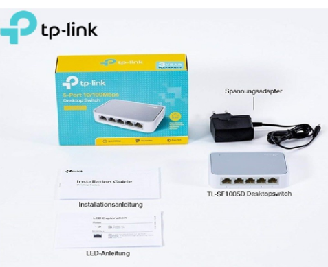 Lắp đặt THIẾT BỊ CHIA MẠNG TP-LINK TL-SF1005D giá rẻ