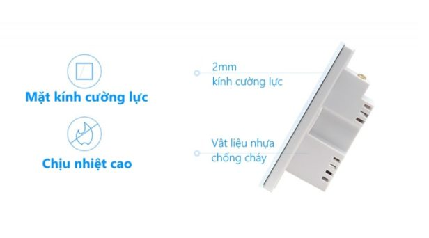Đại lý phân phối CÔNG TẮC CẢM ỨNG WIFI 1 KÊNH