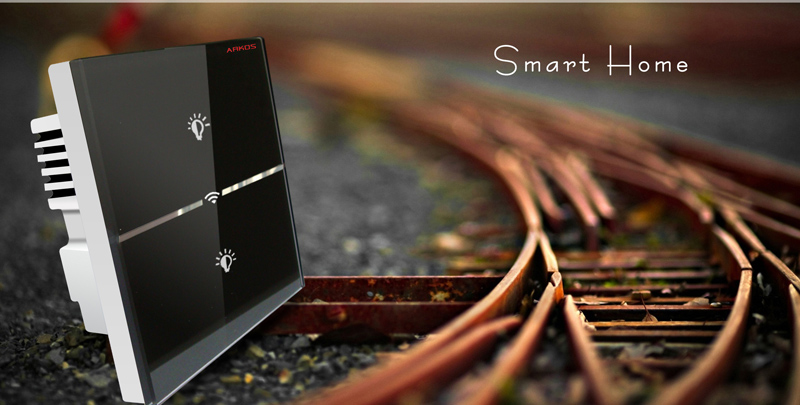 Bán CÔNG TẮC CẢM ỨNG 2 NÚT ĐIỀU KHIỂN TỪ XA ARKOS AR6 giá rẻ