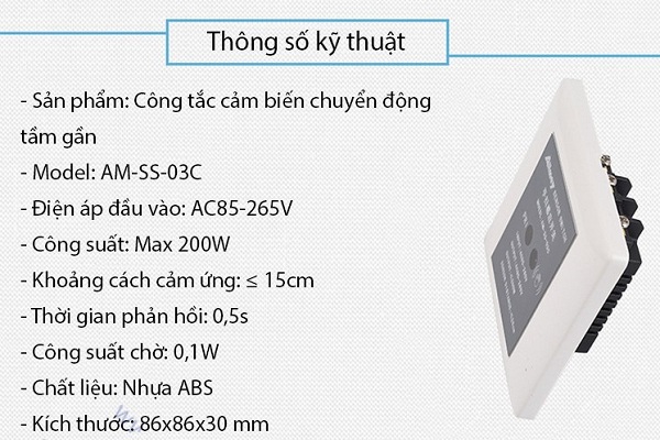 Công tắc cảm biến chuyển động tầm gần Allmay AM-SS-03C
