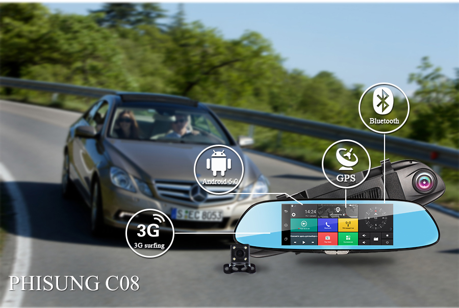 Đại lý phân phối CAMERA HÀNH TRÌNH C08 PHISUNG