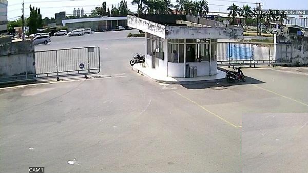 Lap dat camera cho nha xuong - camera quan sát cổng ra vào