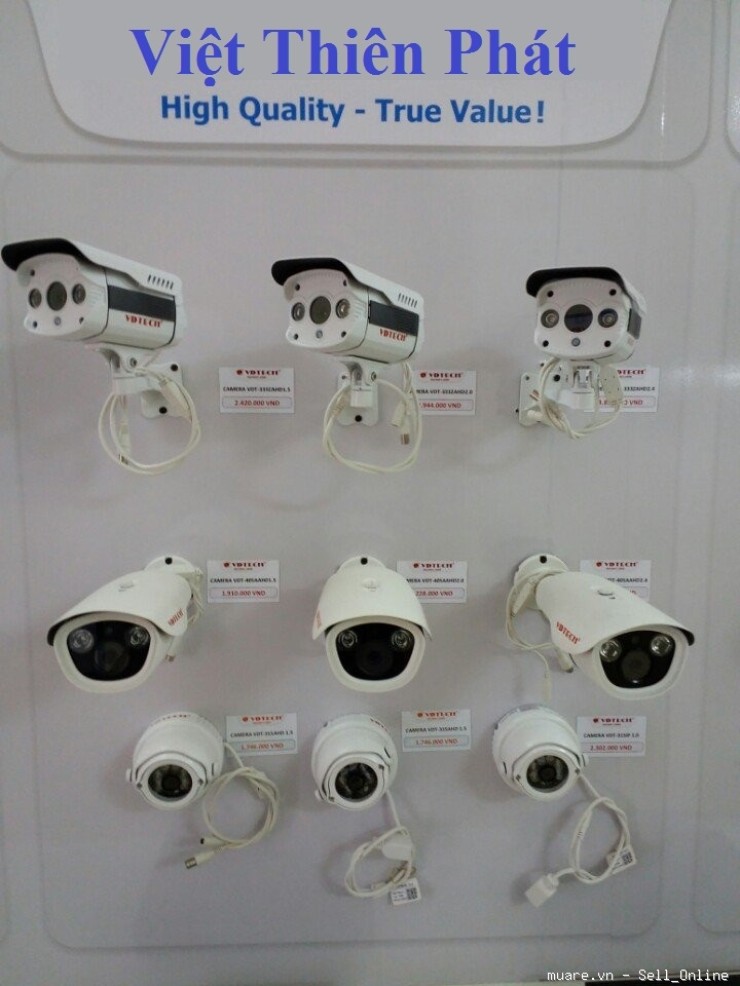 Phân phối, lắp đặt camera Hikvision, Dahua, Kbvision chính hãng tại Hà Nội