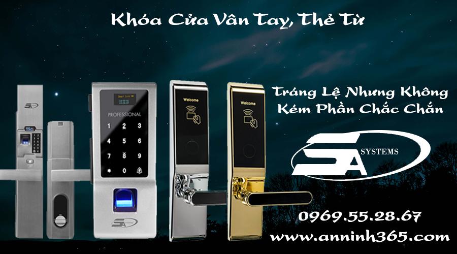 Đại lý khóa cửa vân tay điện tử - địa chỉ bán khóa cửa vân tay giá rẻ tại Hà Nội - 5ASysytems