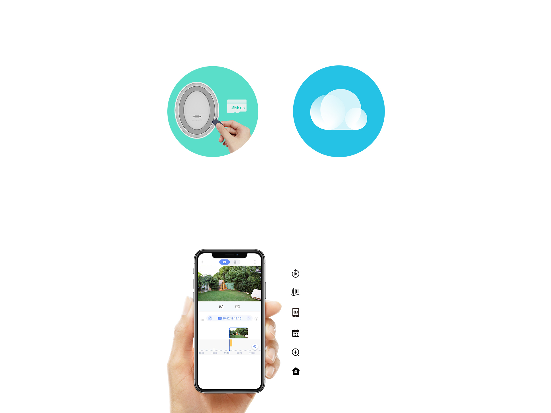 Camera Ezviz BC1C-B3 bộ nhớ lên tới 256GB