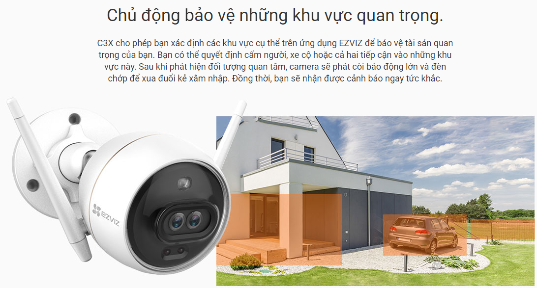 Sửa chữa Camera thân wifi Ezviz C3X
