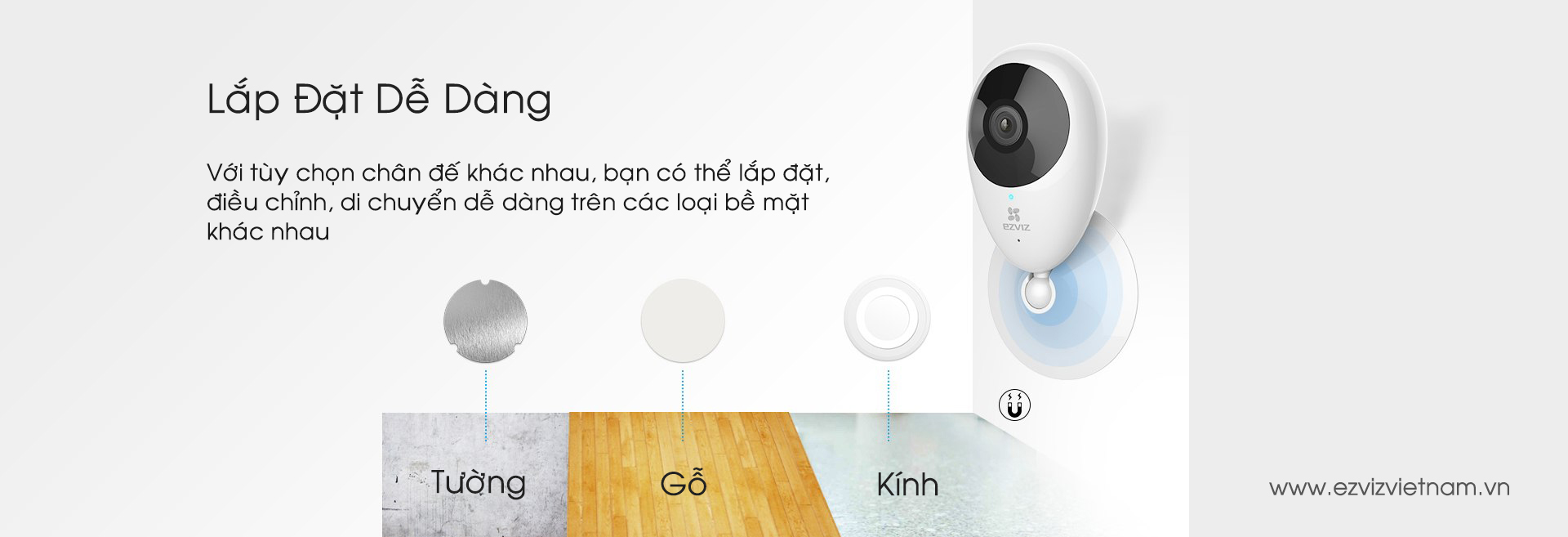 Lắp đặt Camera Wifi EZVIZ C2C 720P (CS-CV206-C0-1A1WFR) tại Hà Nội