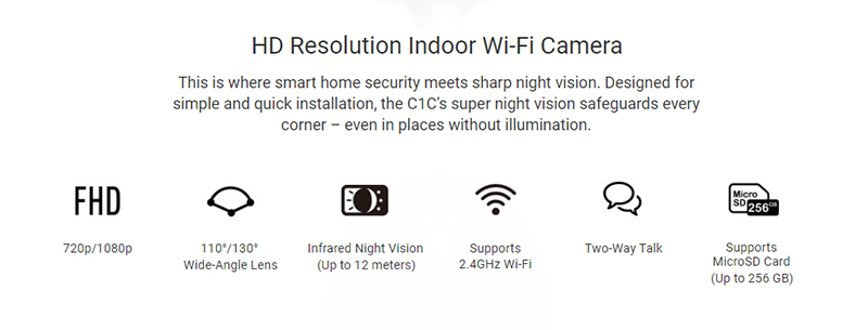 Lắp đặt , sửa chữa Camera Ezviz CS-C1C-D0-1D2WFR (C1C 1080P) tại Hà Nội