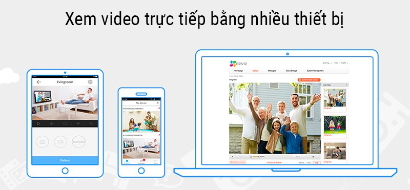 Phân phối Camera Ezviz Wifi IP C6B CS-CV240-B0-21WFR chính hãng