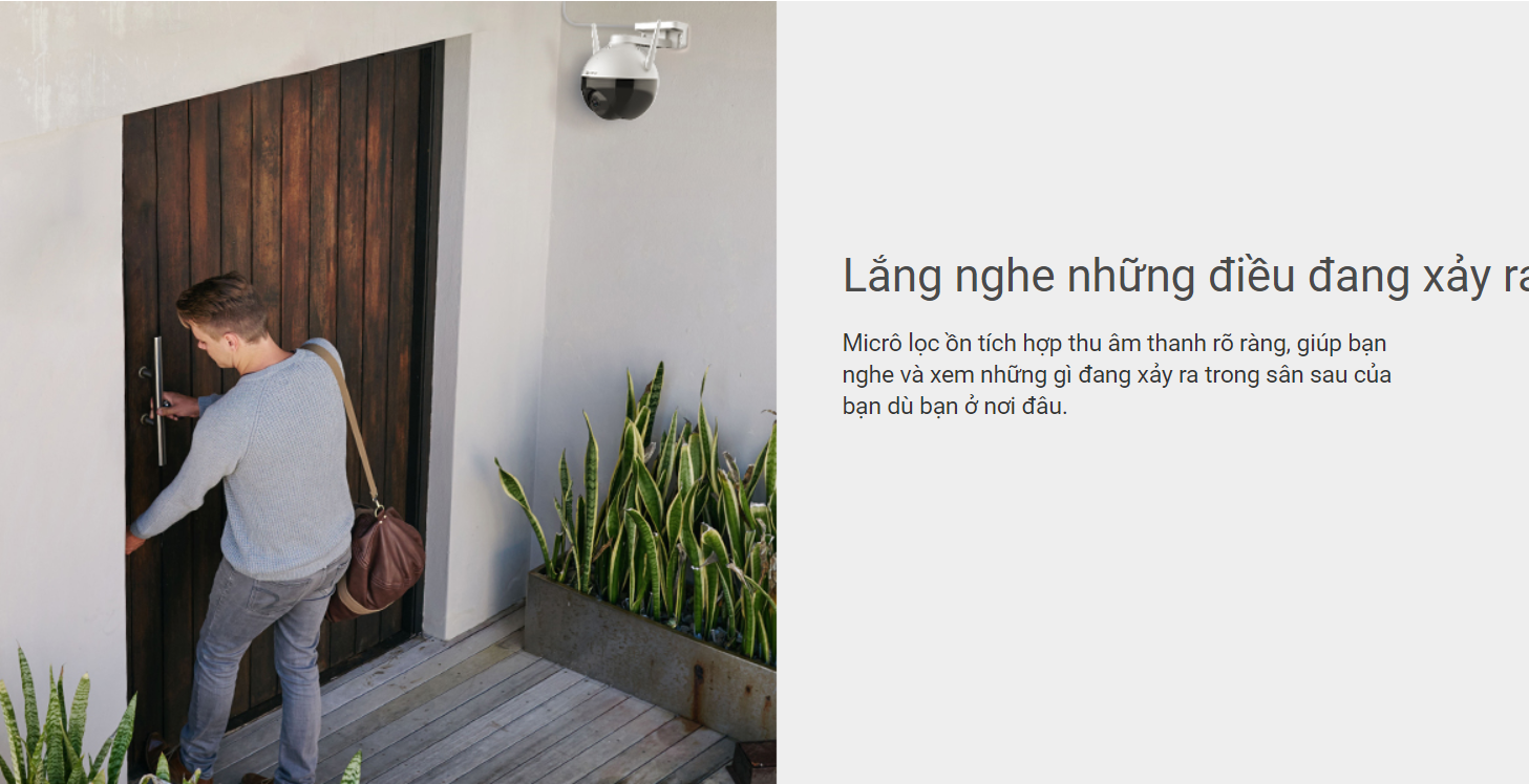 Camera Wifi Ezviz C8C lắp tại Hà Nội