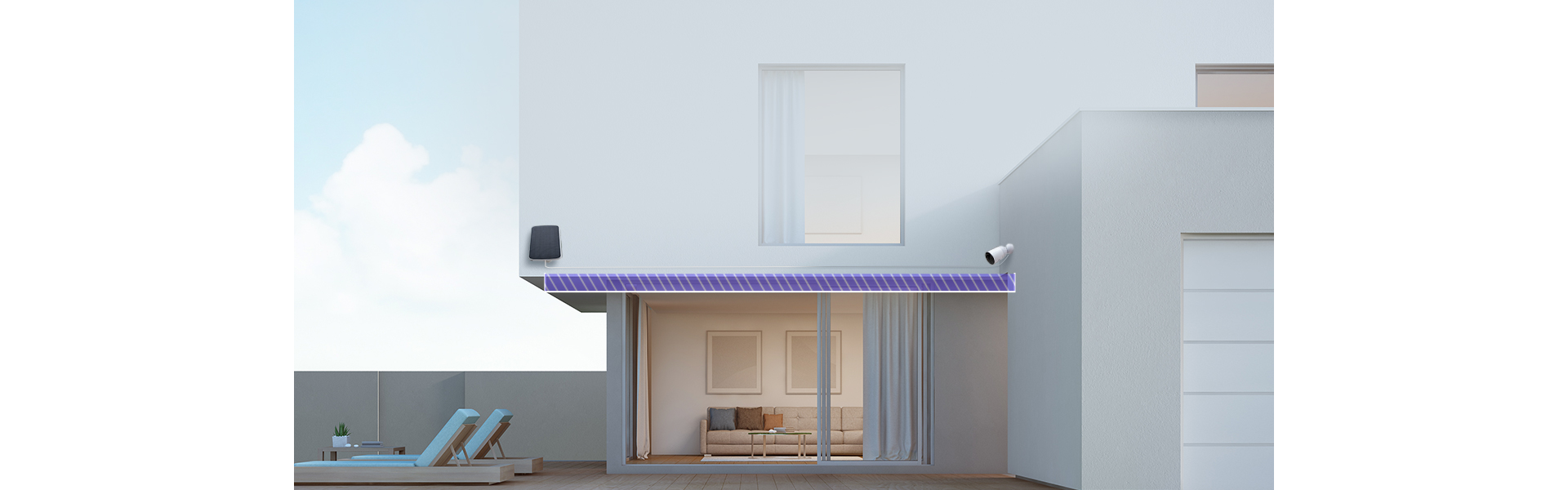 Tấm sạc pin Ezviz Năng Lượng Mặt Trời lắp đặt linh hoạt