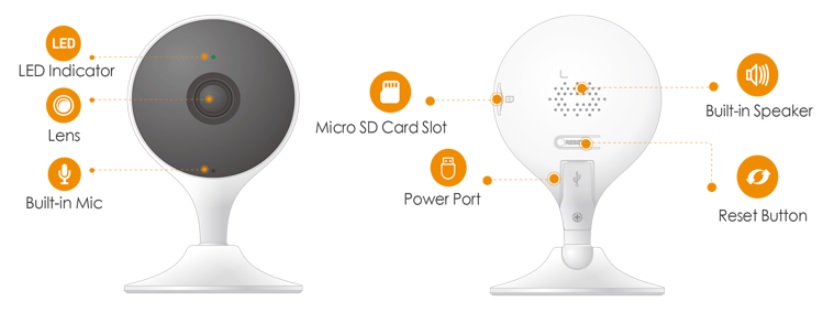 phân phối CAMERA IP WIFI 2.0MP KBONE KN-H21W