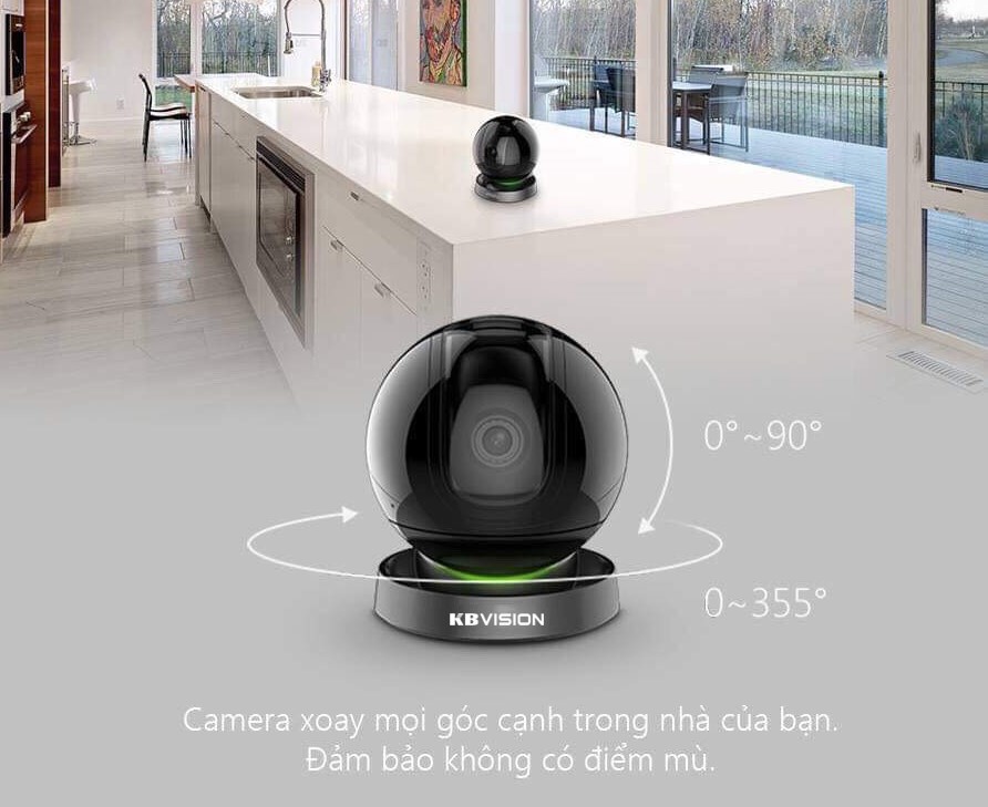 Bán Camera IP Wifi 2MP KBONE KN-H22PW tại Hà Nội