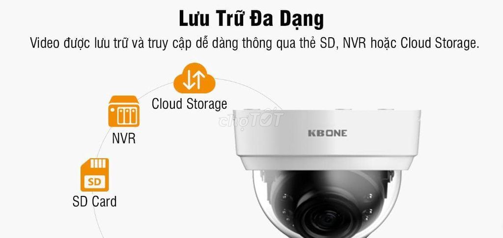 địa chỉ bán CAMERA IP WIFI DOME 4.0MP KBONE KN-4002WN giá rẻ