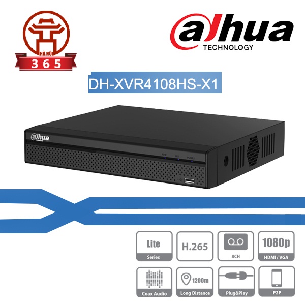 Phân phối ĐẦU GHI HÌNH 8 KÊNH DAHUA DH-XVR4108HS-X1