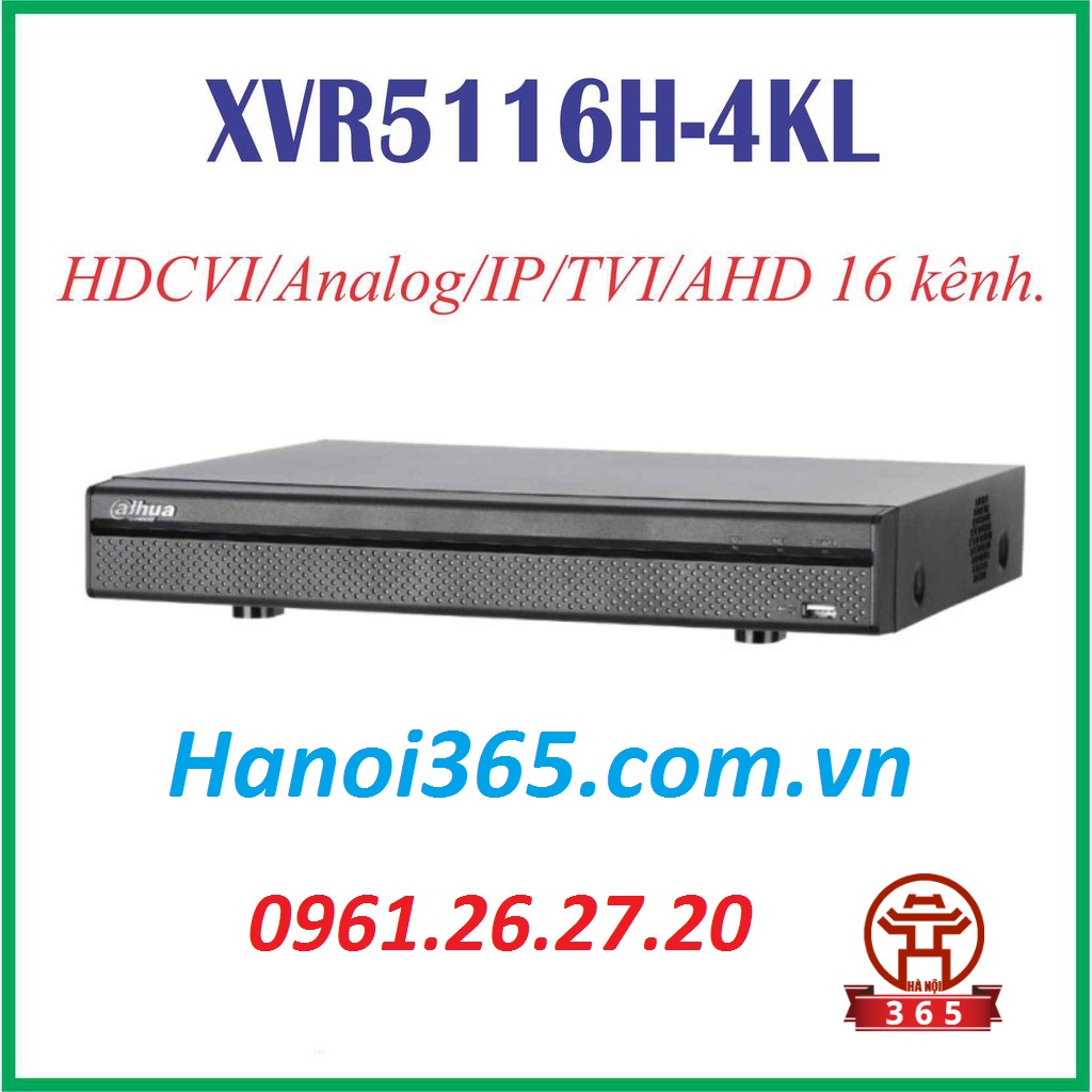 Phân phối ĐẦU GHI HÌNH 16 KÊNH DAHUA DH-XVR5116H-4KL-X