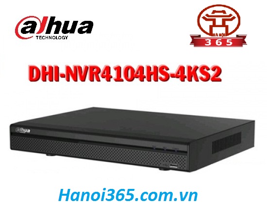 Phân phối ĐẦU GHI HÌNH 4 KÊNH DAHUA DHI-NVR4104HS-4KS2