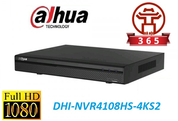 Phân phối ĐẦU GHI HÌNH 8 KÊNH DAHUA DHI-NVR4108HS-4KS2