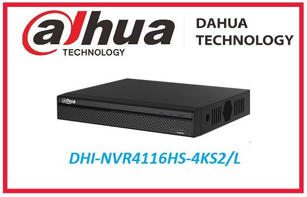 Phân phối ĐẦU GHI HÌNH 16 KÊNH DAHUA DHI-NVR4116HS-4KS2/L