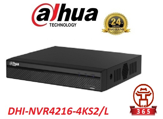 Phân phối ĐẦU GHI HÌNH 16 KÊNH DAHUA DHI-NVR4216-4KS2/L