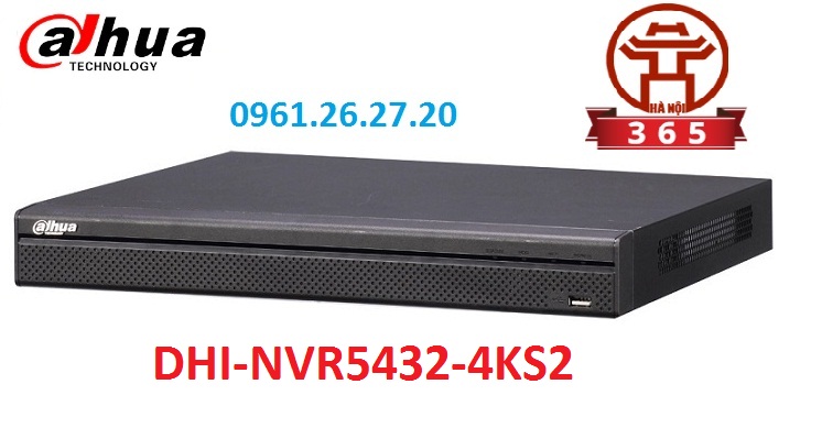 Phân phối ĐẦU GHI HÌNH 32 KÊNH DAHUA DHI-NVR5432-4KS2