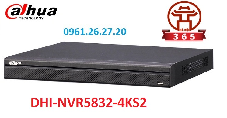 Phân phối ĐẦU GHI HÌNH 32 KÊNH DAHUA DHI-NVR5832-4KS2