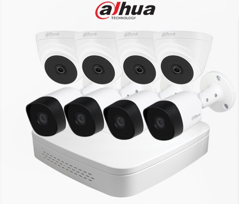 Bộ 8 Camera 2.0Mp Dahua (Trong Nhà Hoặc Ngoài Trời) uy tín giá rẻ