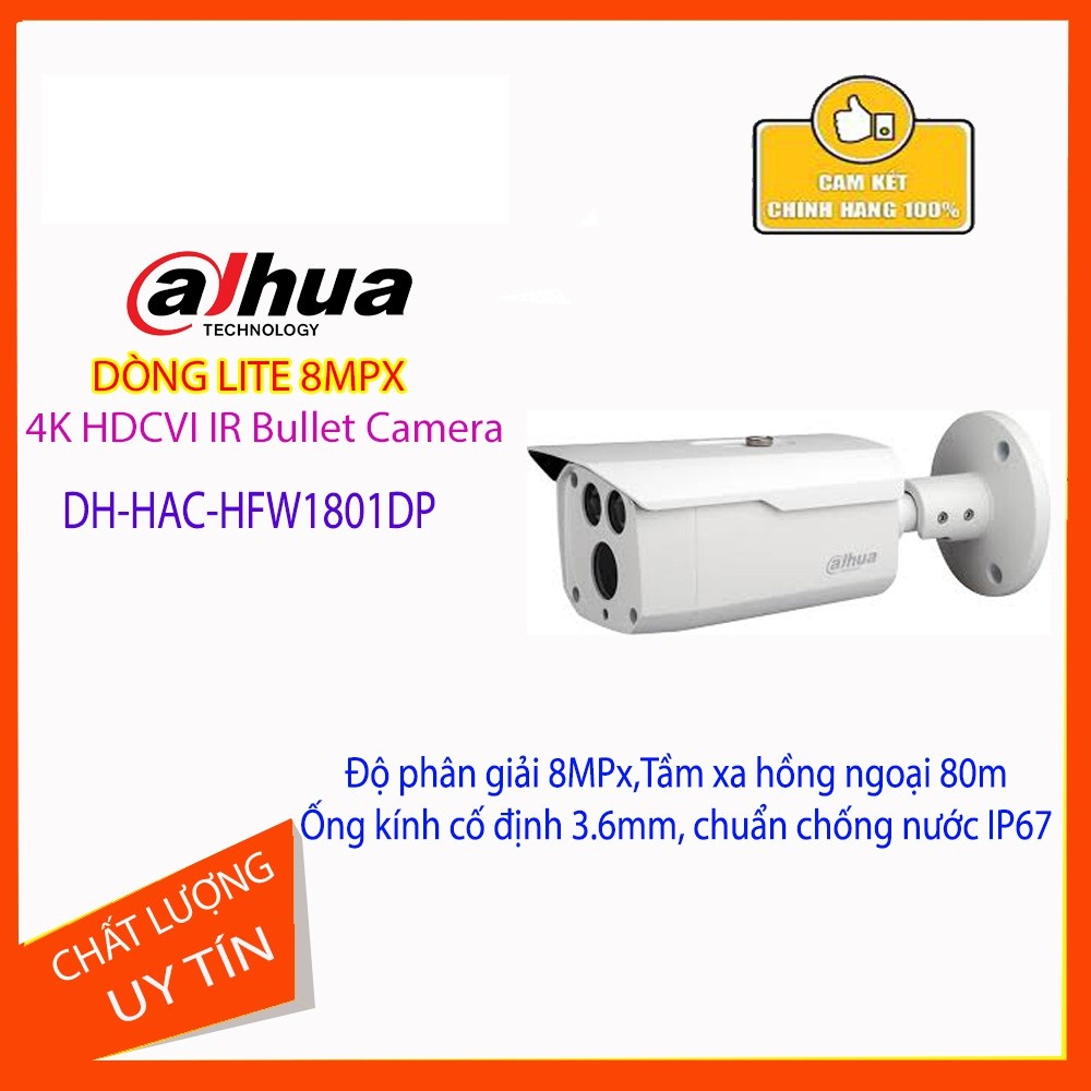 Nơi bán CAMERA DAHUA DH-HAC-HFW1801DP giá rẻ