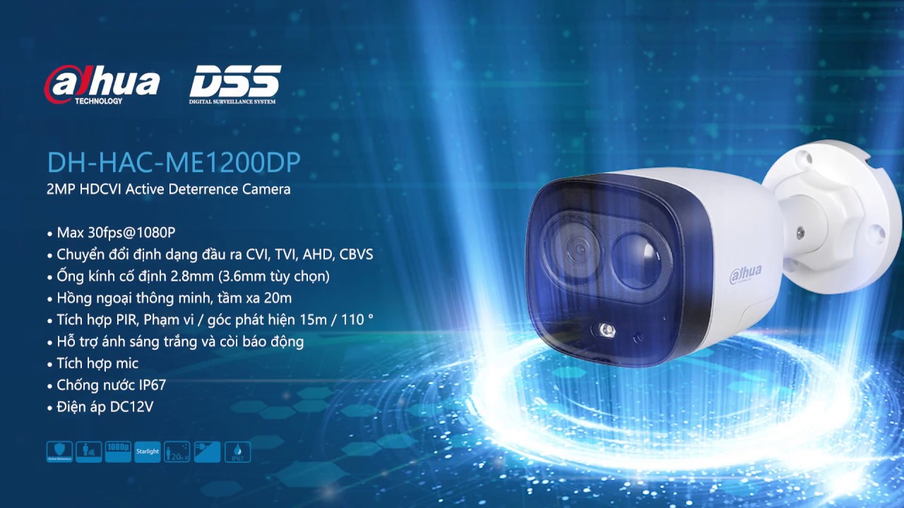 Phân phối CAMERA HDCVI DAHUA DH-HAC-ME1200DP