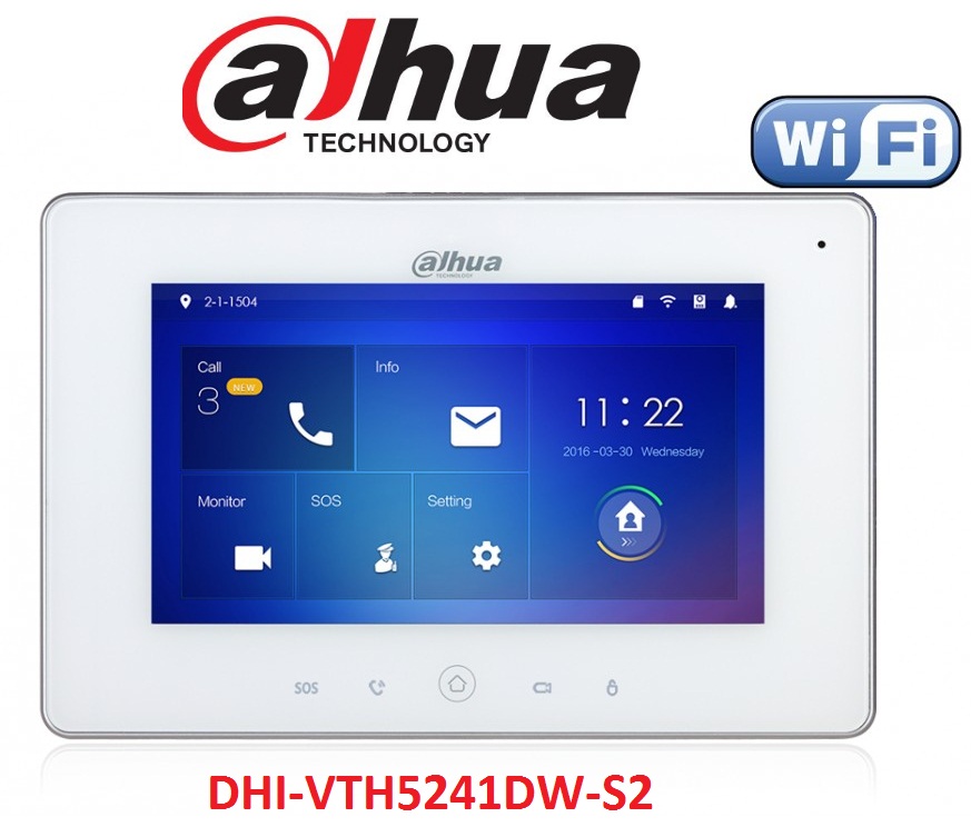 Phân phối MÀN HÌNH CHUÔNG CỬA DAHUA DHI-VTH5241DW-S2