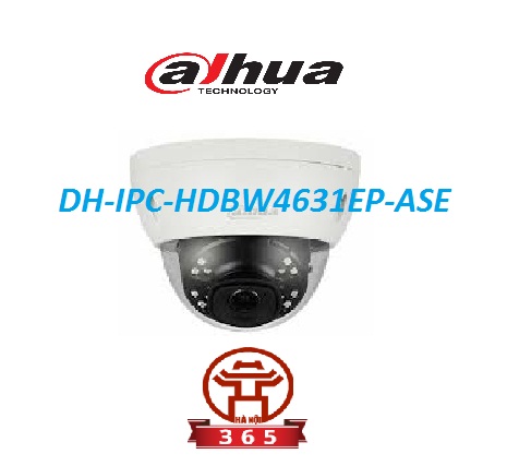 Phân phối CAMERA IP DOME 6.0MP DAHUA DH-IPC-HDBW4631EP-ASE